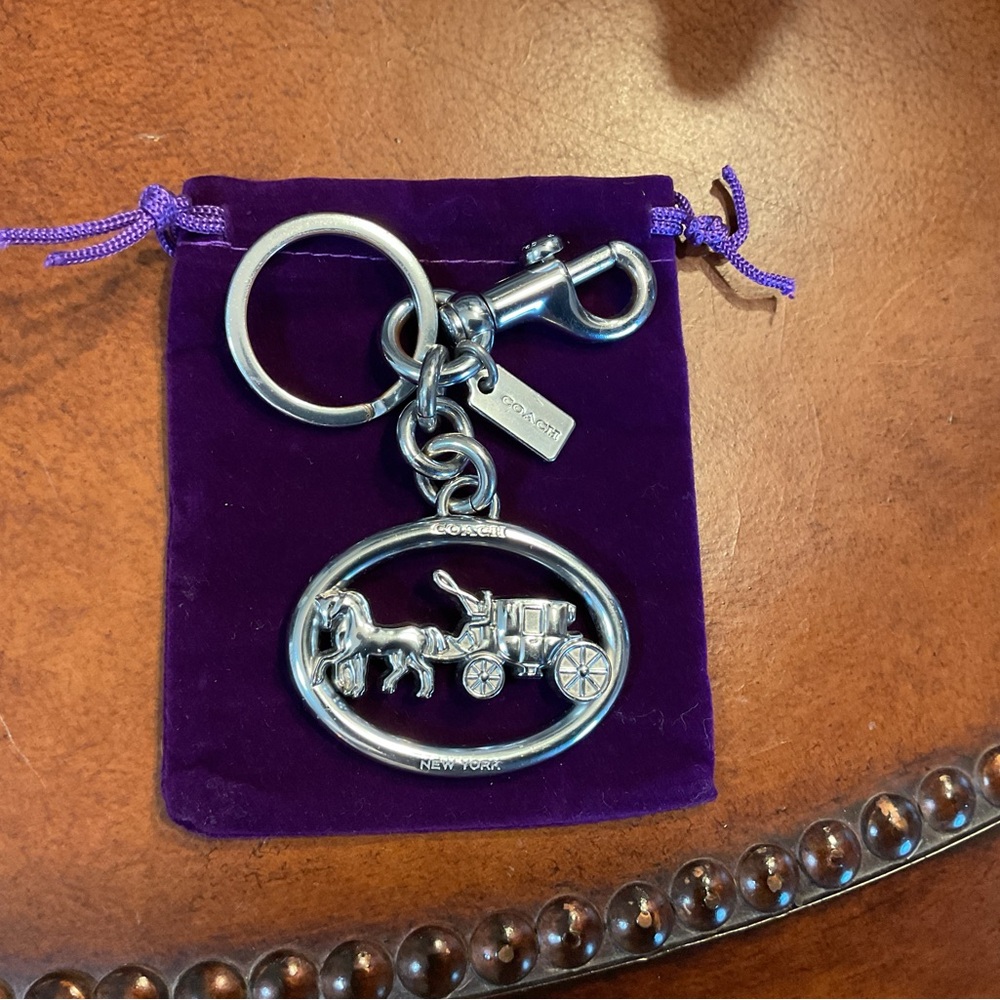 Coach Large Horse and Carriage KeyChain